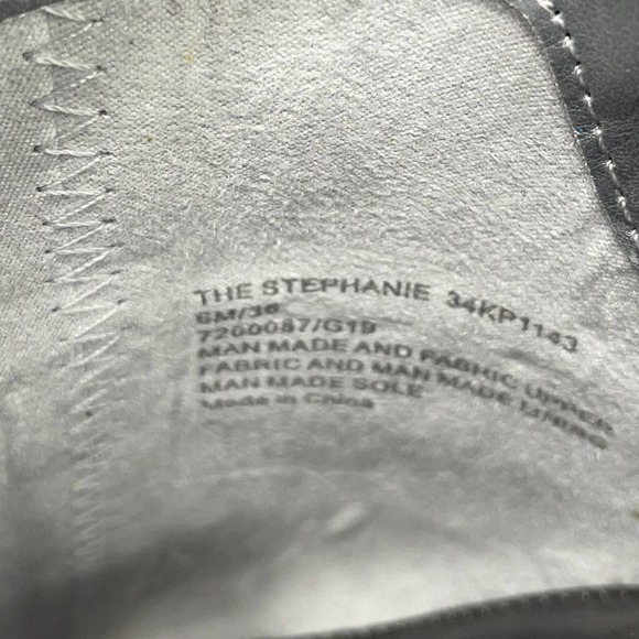 NWOT Katy Perry Gunmetal Christmas present The Stephanie Mule 6 M - Picture 9 of 9